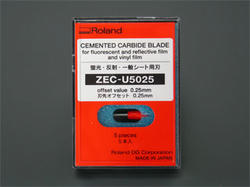 ZEC-U5025 カッティング用カッター(塩ビ一般、蛍光・反射シート用）